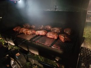 Look at all those beautiful pork butts!